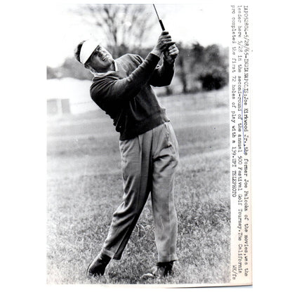 1965 Original Press Photo Golf Joe Kirkwood Jr. Indy 500 Open 6x8" AD2