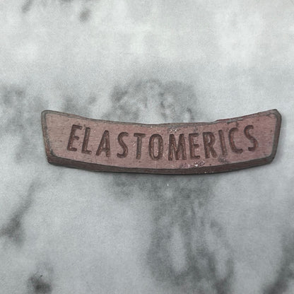 Vintage Printing Letterpress Printers Block Plate ELASTOMETRICS SE839