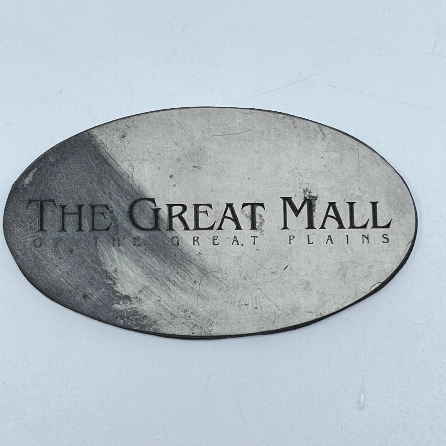 Vtg The Great Mall of the Great Plains Olathe KS Print Metal Stamp Typeset SD3