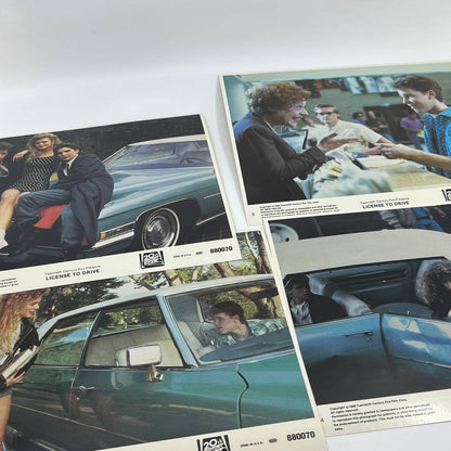 License To Drive Original 11x14 Lobby Card Set Of 8 Corey Feldman Corey Haim AB7