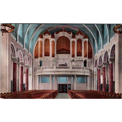 Vintage Postcard St. James Cathedral Interior Seattle Washington TD9