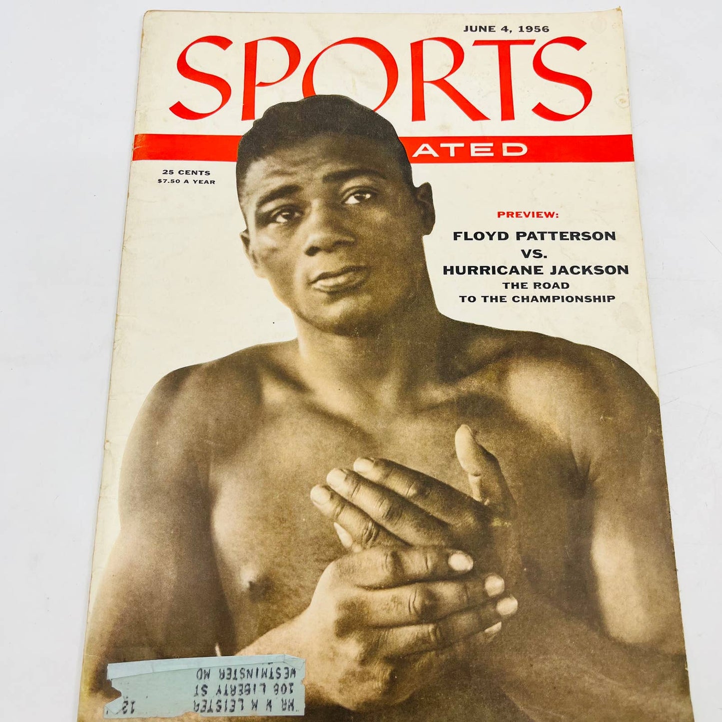 Sports Illustrated June 4 1956 Floyd Patterson vs Hurricane Jackson TB2