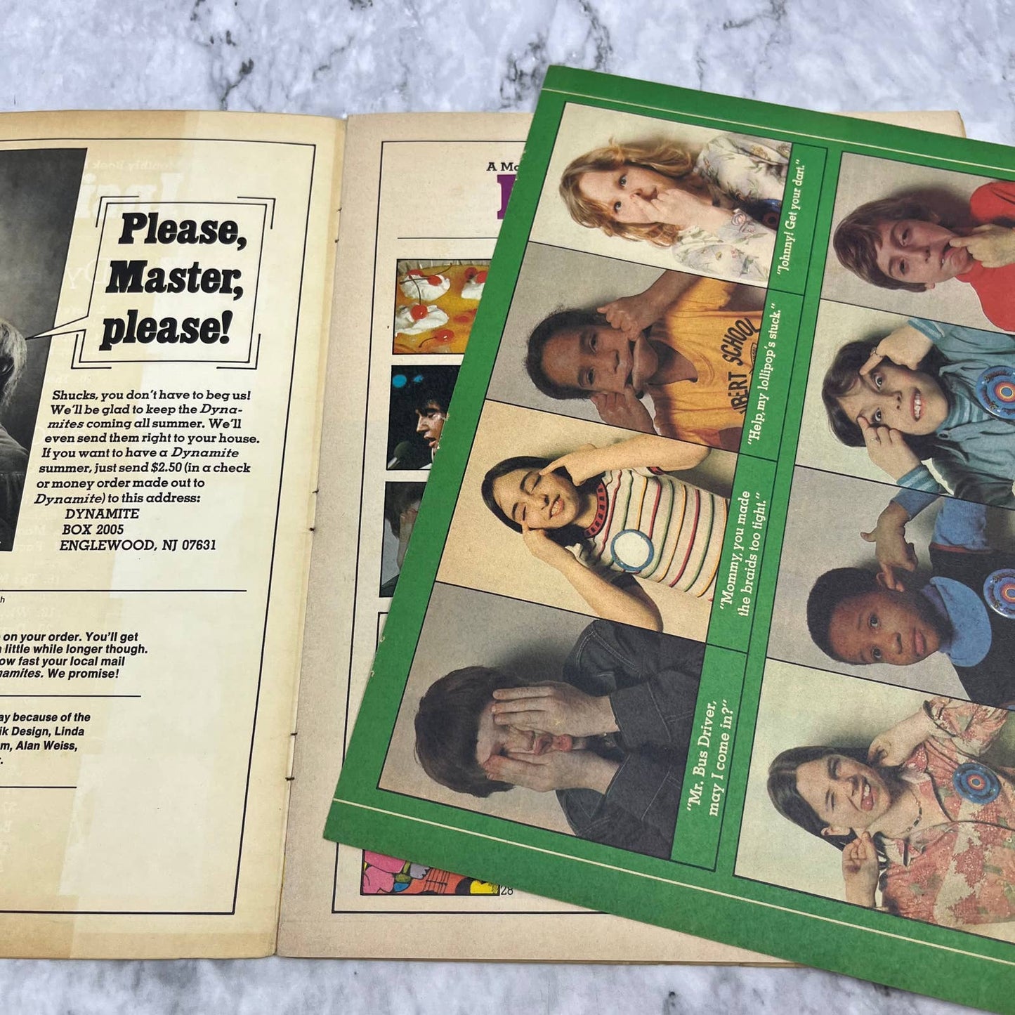 Dynamite Magazine "Let's Go To The Hop!" Elvis Presley June 1976 #24 TJ4