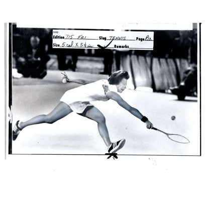 1973 Press Photo Tennis Billie Jean King 8x10" AD3-6