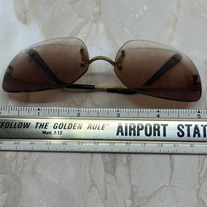 Oversize Rimless Rhinestone Sunglasses Eyeglasses Frames TJ1-G2-6