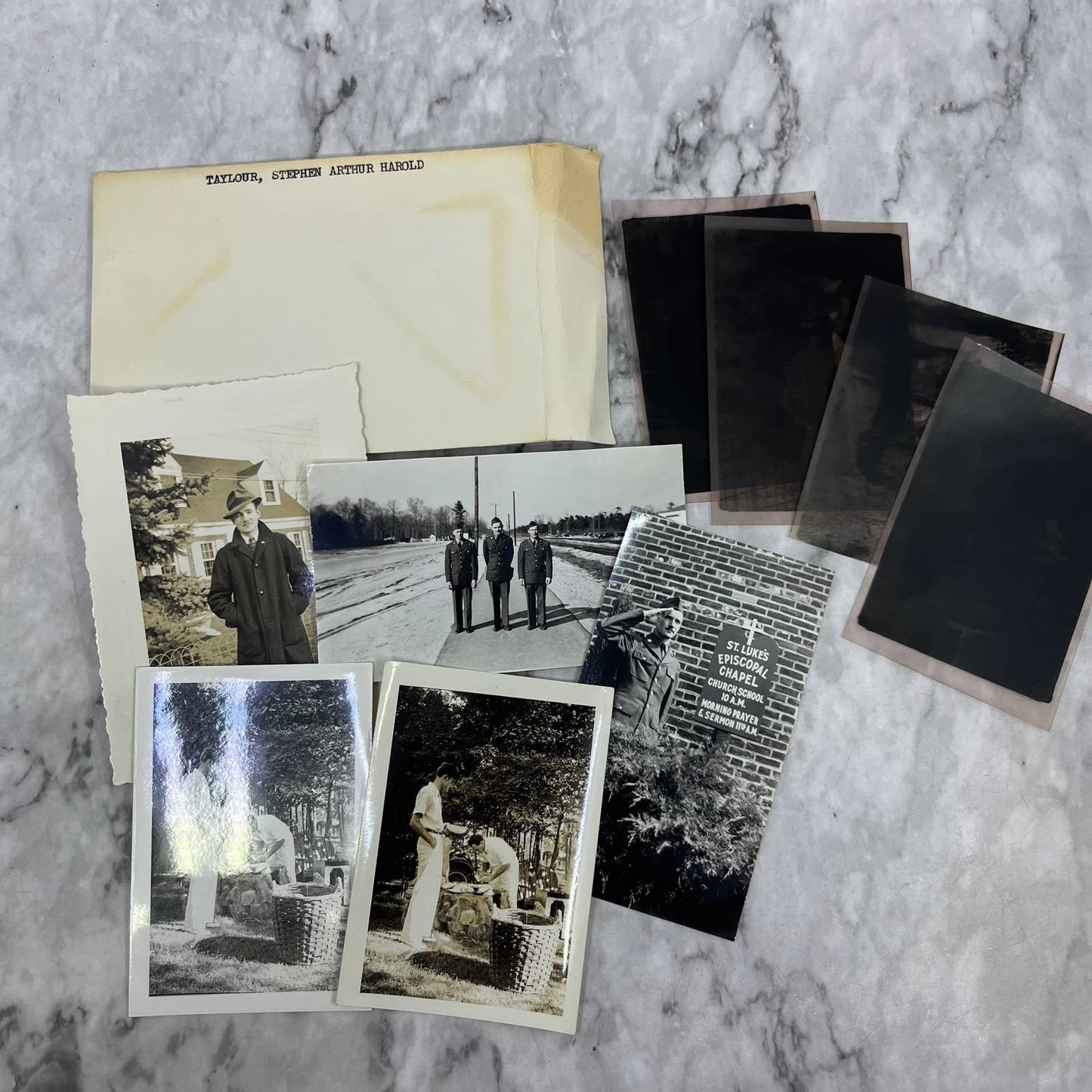 1941 Collection of Photos & Negatives of Stephen Arthur Harold Taylor TJ9-PG4