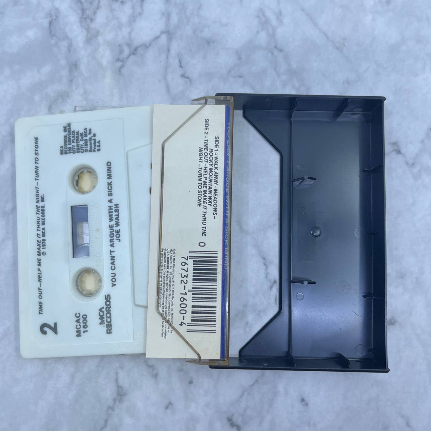 JOE WALSH YOU CAN'T ARGUE WITH A SICK MIND 1976 Vintage Cassette Tape TI8-2