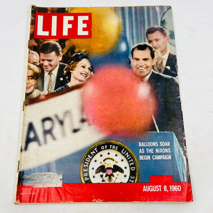 Life Magazine August 8 1960 President Richard Nixon Cover and Feature TA8