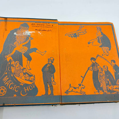 MAGIC HOURS Gates & Ayer The Work-Play Books 1923 Hardcover School Reader TF8