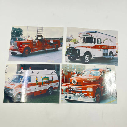 Vintage Milwaukee Wisconsin Area Fire Truck Vehicle Original Photo LOT OF 16 TF5