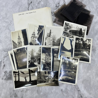 c1930 Collection of Photos & Negatives New England Vacation Views TJ9-PG6