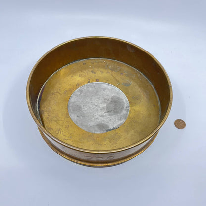 Antique Brass Industrial Sieve 229 8” TE8
