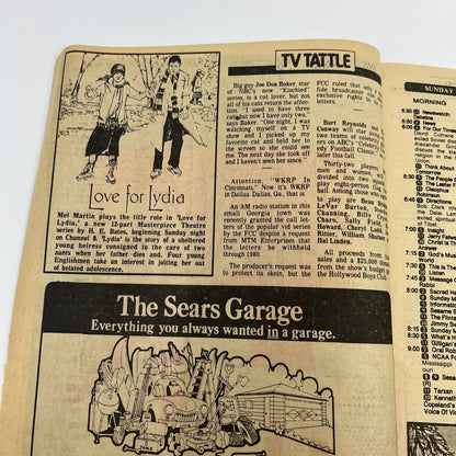 1979 Sep 23 Bellville IL News-Democrat TV Listings Magazine Love for Lydia TG6