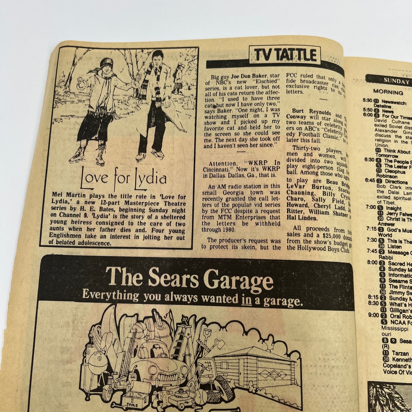 1979 Sep 23 Bellville IL News-Democrat TV Listings Magazine Love for Lydia A18