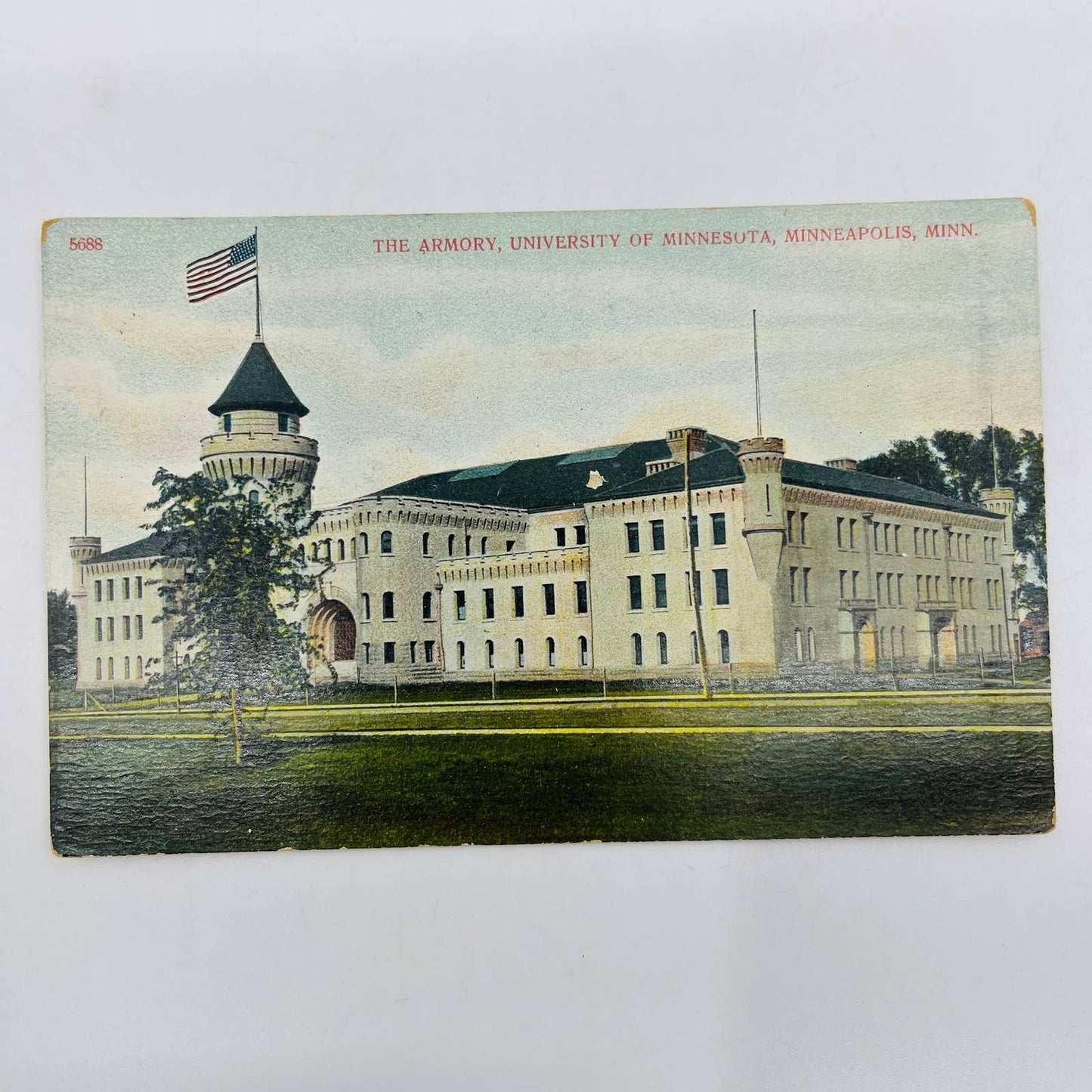 1910s Postcard The Armory University of Minnesota Minneapolis MN PA8