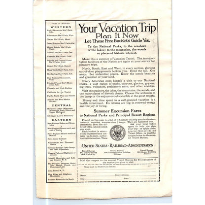 c1920 Harper's Magazine Ad - Bankers Trust Company ABA Traveler's Checks EA3