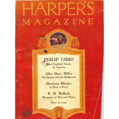 c1920 Harper's Magazine Ad - United States Tires - US Rubber Co. TD8-H1