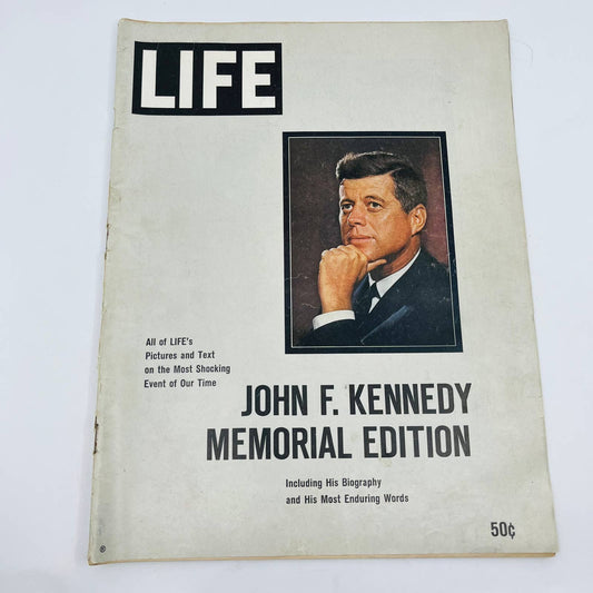 Life Magazine President John F. Kennedy November 29 1963 Memorial Edition BA1