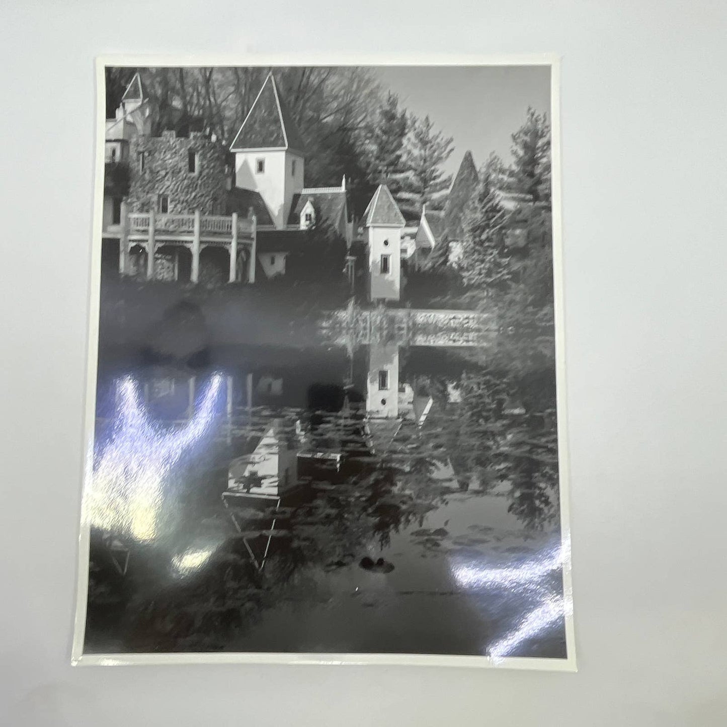 Vtg Original Art B&W Photo Victorian House Randolph Allen Kennedy 11x14 FL4