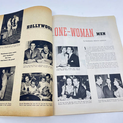 Motion Picture Magazine Aug 1952 Debbie Reynolds Mitzi Gaynor Fawcett TC6