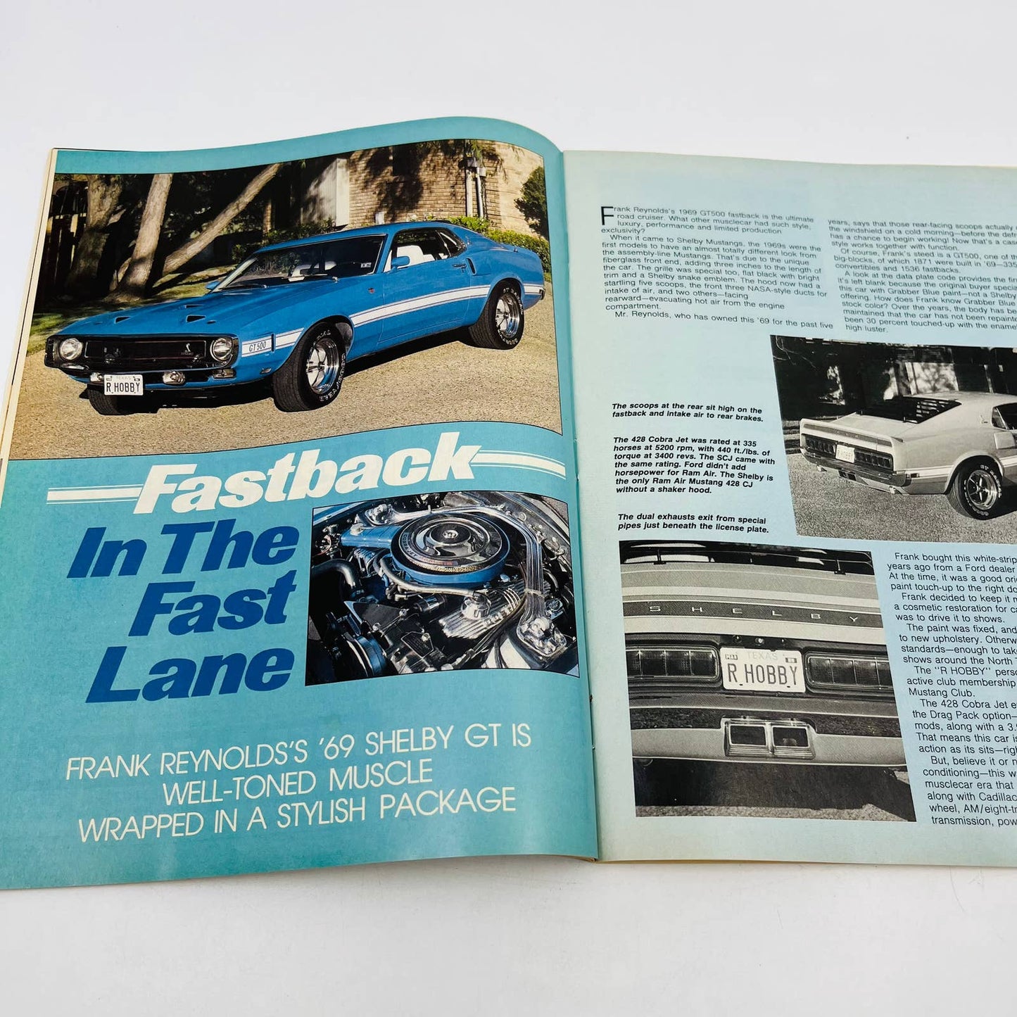 Hot Rod Magazine Muscle Car Classics April 1988 Mustang Mania BA1