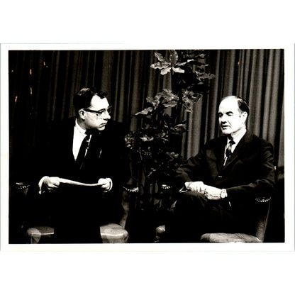 Senator George McGovern KELO Interview Harry Savage 1966 Original Photo B8