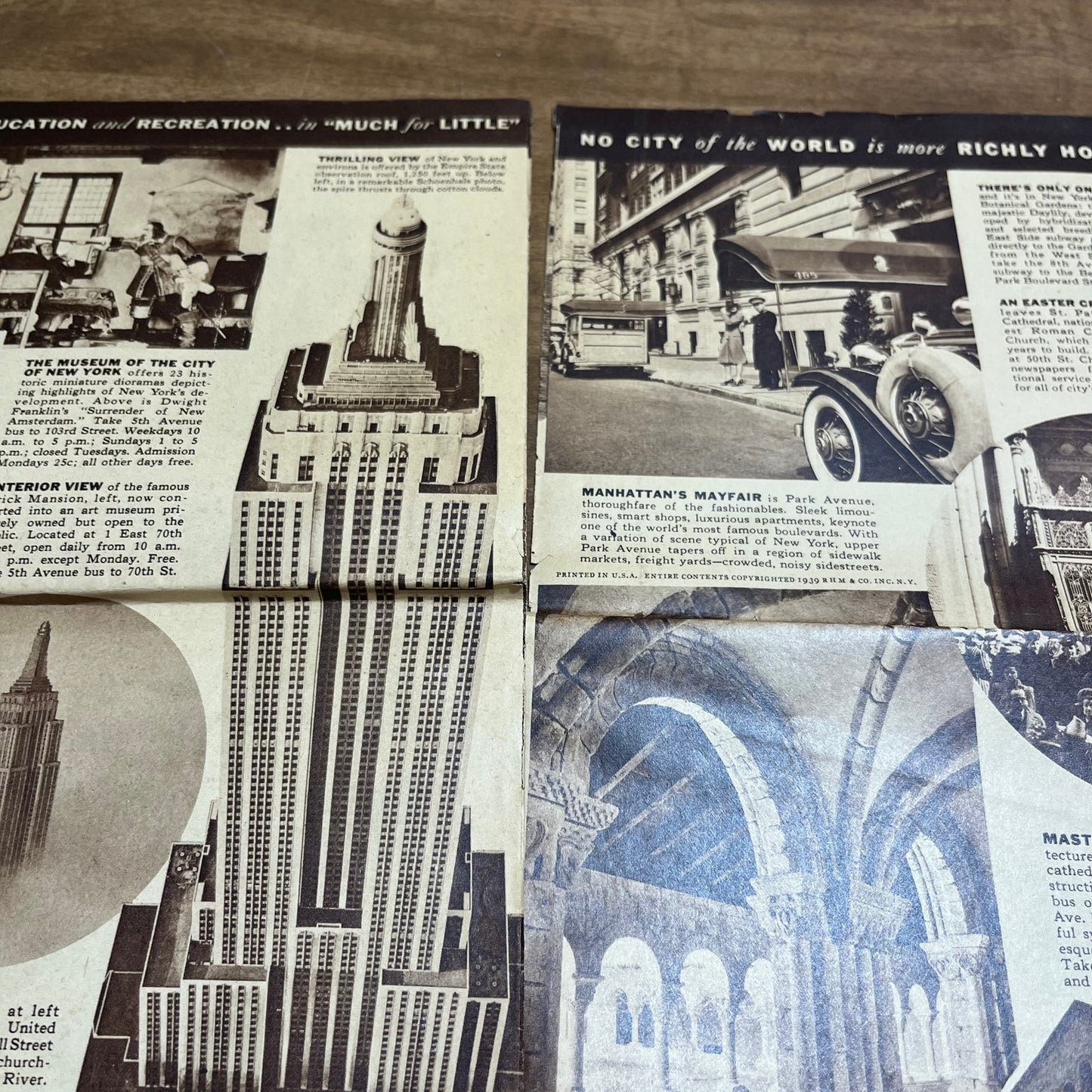 1939 New York World’s Fair Let’s Go See Vol. 1 No. 3 Color Paper Brochure A6
