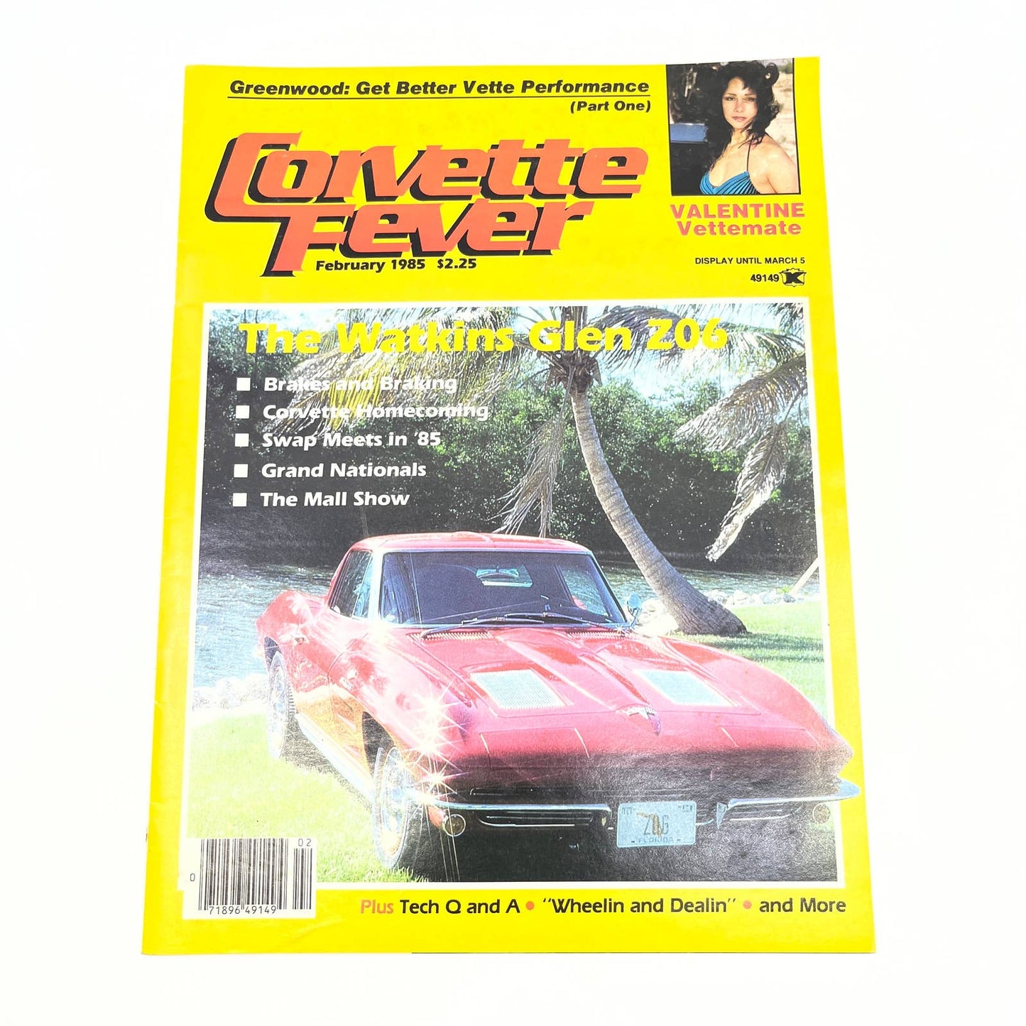 1985 Jan/Feb Corvette Fever Magazine Vette Improvement (Steering Gear Box) TG1