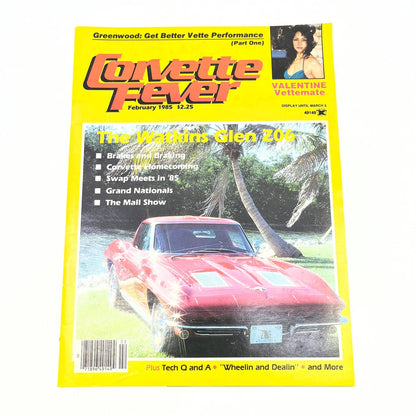 1985 Jan/Feb Corvette Fever Magazine Vette Improvement (Steering Gear Box) TG1