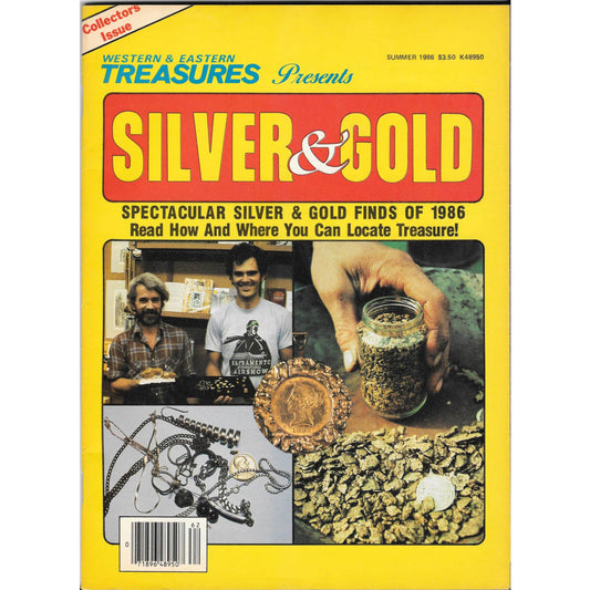 Silver & Gold Magazine Treasure Hunting Mining Panning Summer 1986 M1