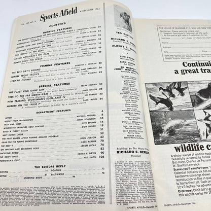 1964 Dec Sports Afield Magazine Sheep and Goat Hunting Winter Trout TE8