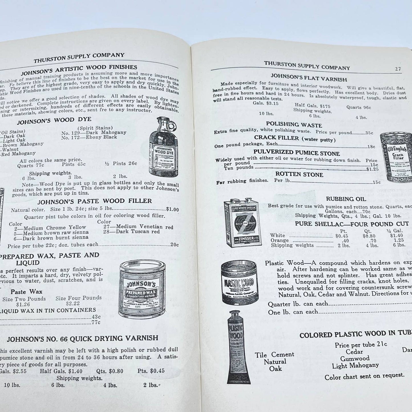 1938 Thurston Supply Co Catalog - Hard To Get Materials Anoka MN TF7