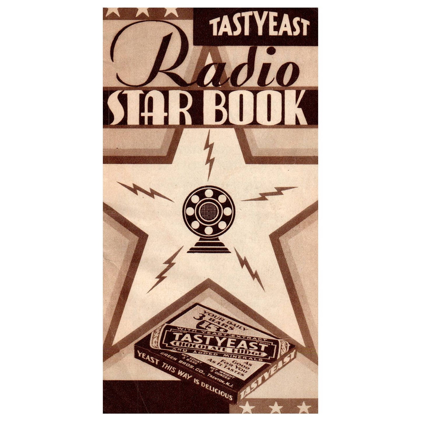 1930s Tastyeast Radio Star Booklet Ford Bond Louis Dean Dwight Latham SE4