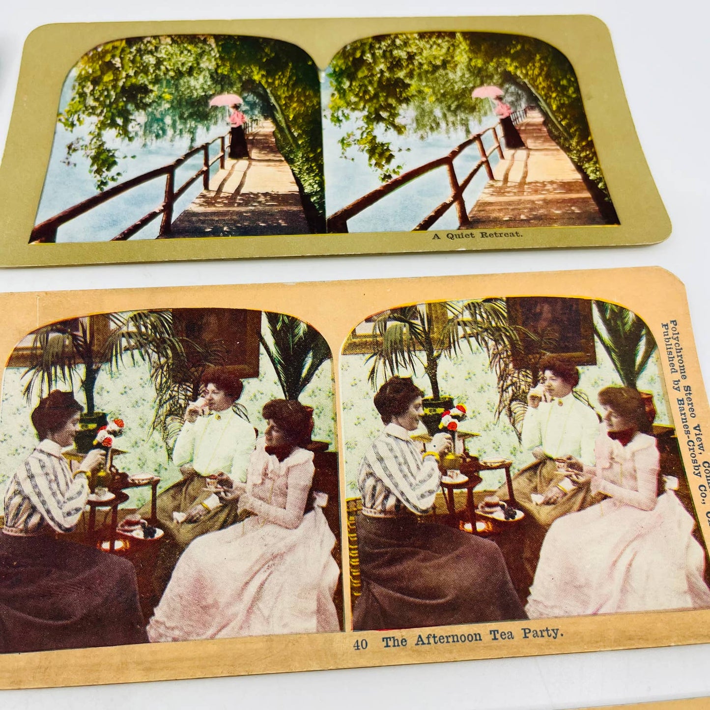 c1890 Lot of 6 Mixed Stereoview Cards Pictures VICTORIAN MEN AND WOMEN TA7-18