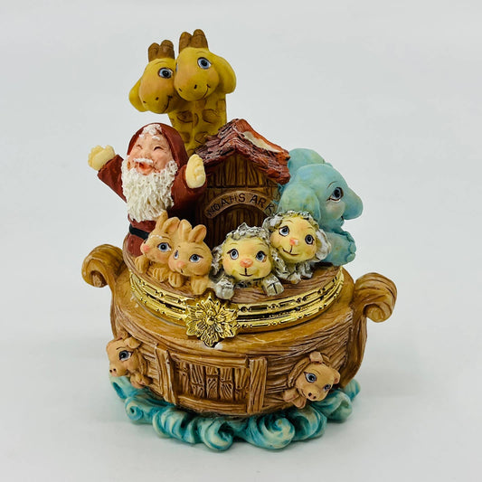 Vintage Dreamsicles Figurine 10457 Noah’s Ark Hinged Trinket Box TD2