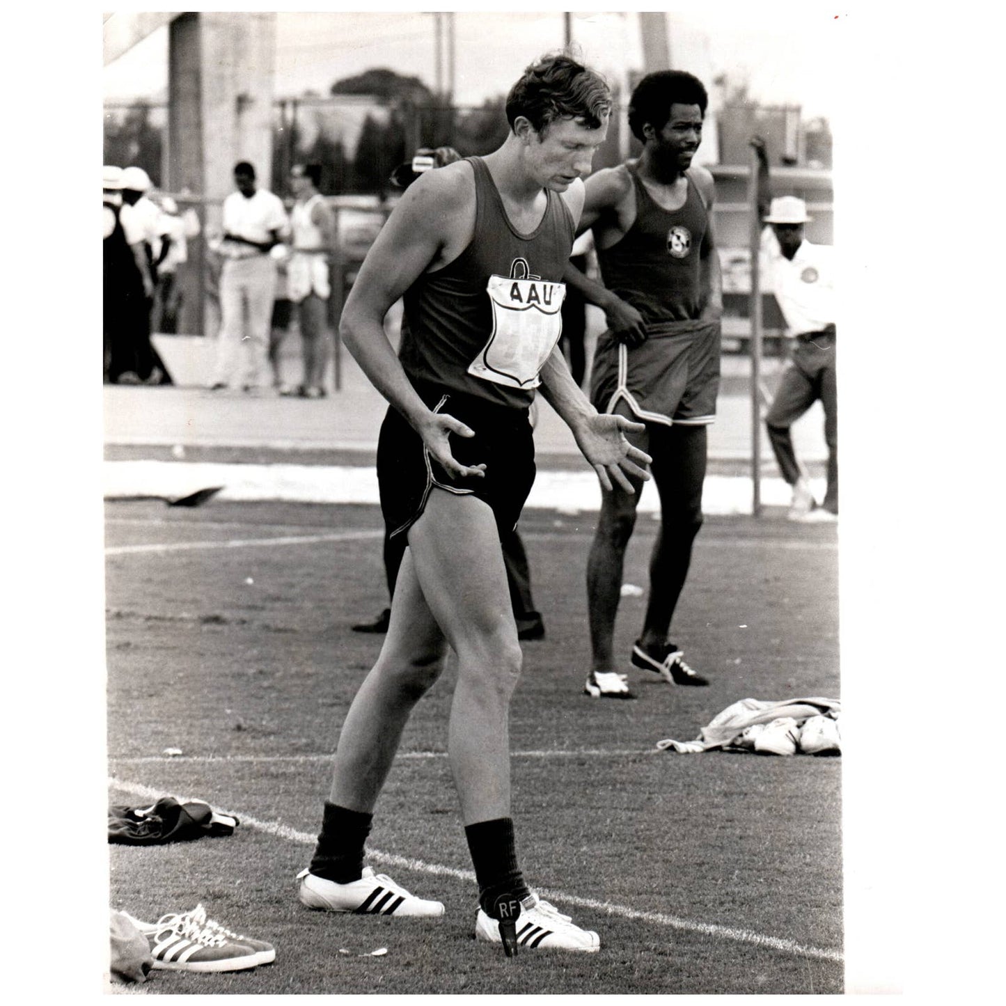 1969 Original Press Photo Track and Field Dick Fosbury 8x10" AD2