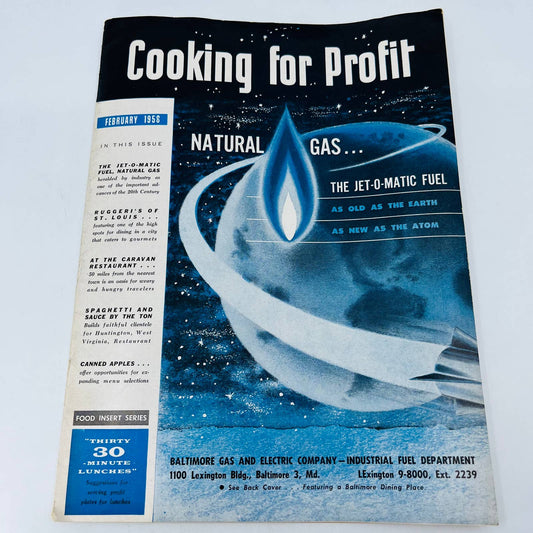 Feb 1958 Cooking For Profit Magazine for Restauranteurs 30 Minute Lunches BA2