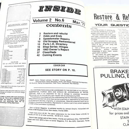 1977 March - Corvette Corner Magazine Speedometer Repairs TG1