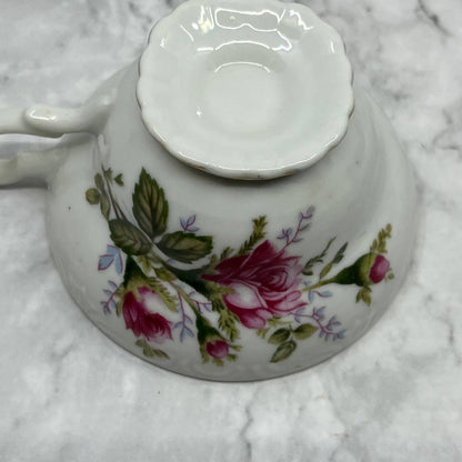 Vintage Fine China Tea Cup Pink Roses Gold Trim TD6-2