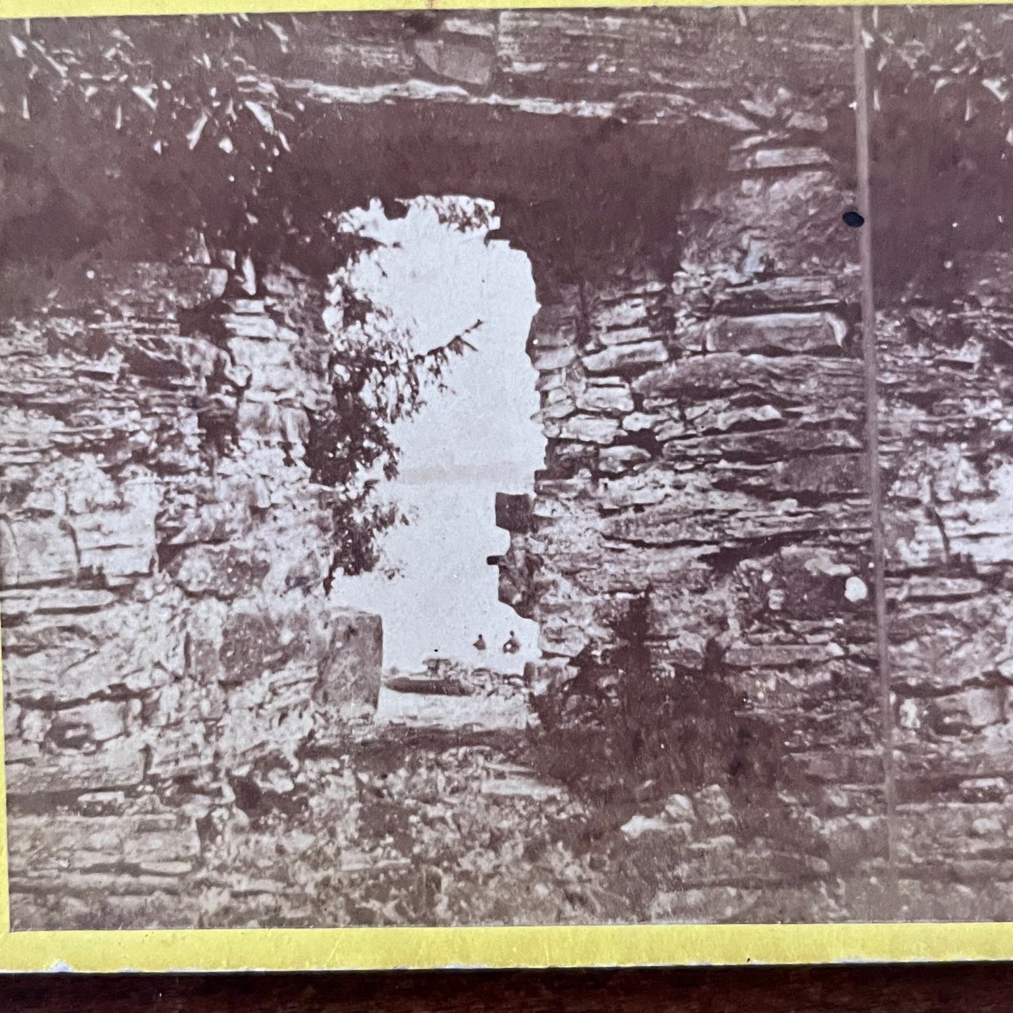 Scene on Lake of Killarney Ireland Antique Stereoview Card TJ9-V2