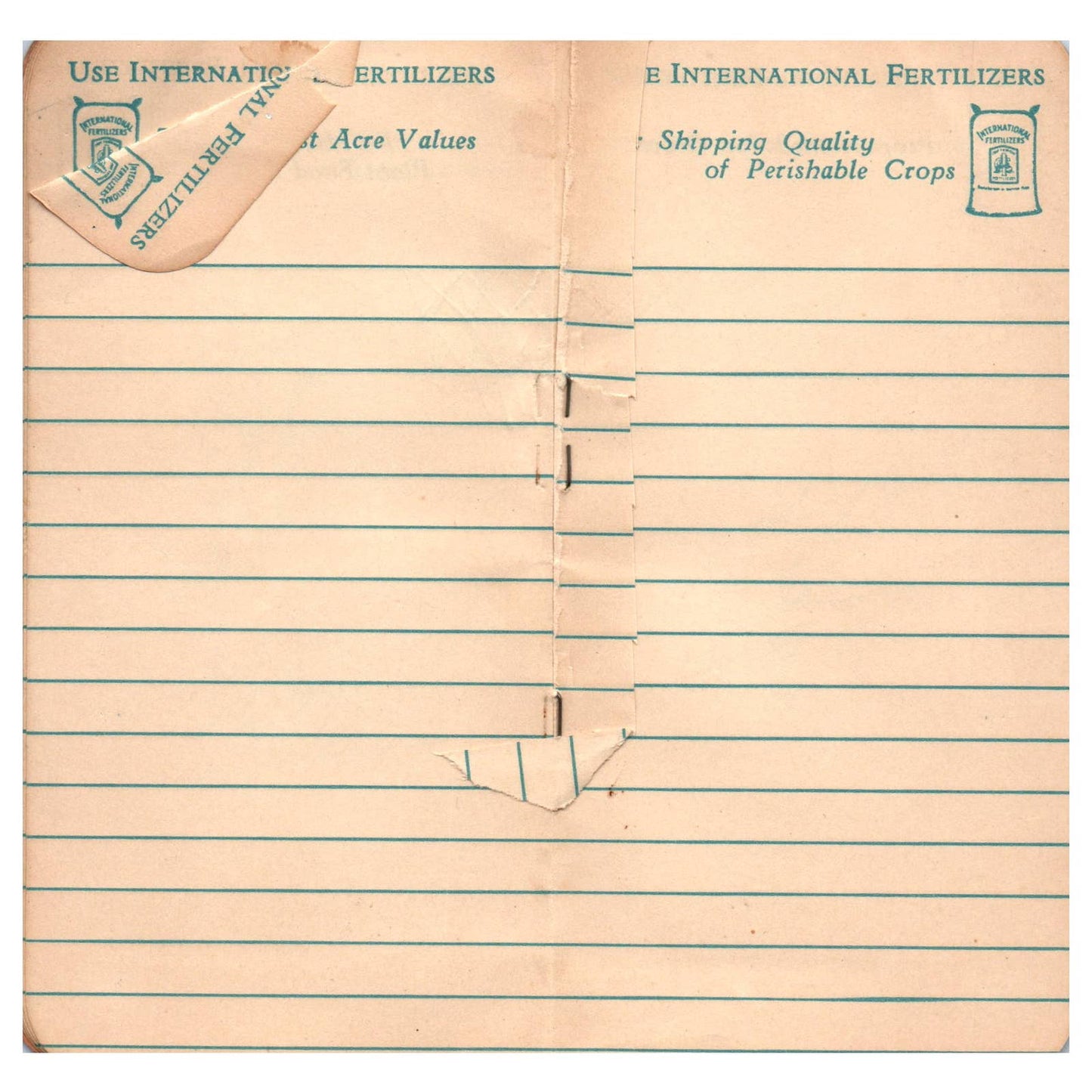 1935 Advertising Notebook International Agricultural Corporation Texarkana SE4