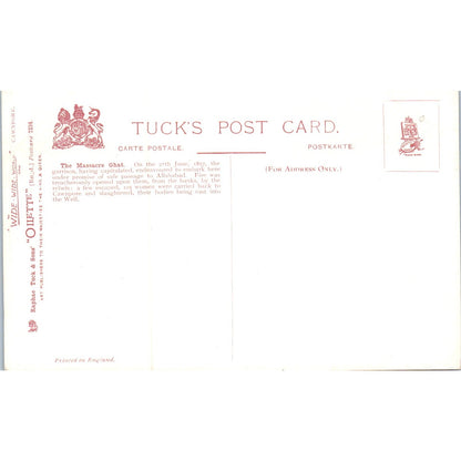 Cawnpore The Massacre Ghat Raphael Tuck Oilette Original Postcard P3-2