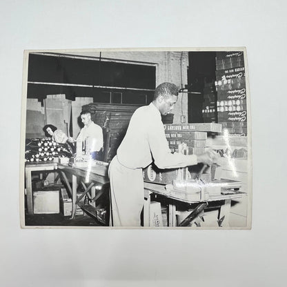 1940s Assembly Line Manufacturing Photo Black Man Working Chicago IL AA7-15