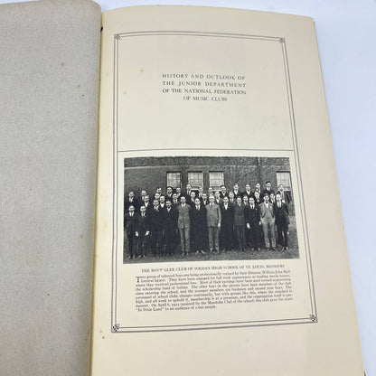 1923 History & Outlook of Junior Dept of National Federation of Music Clubs TC6