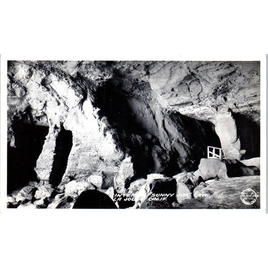 Sunny Jim Cave, La Jolla California - Original RPPC Postcard TJ7-RP3