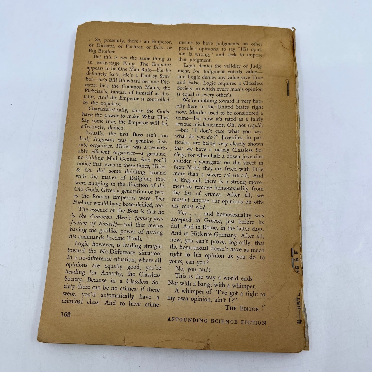 Astounding Science Fiction Magazine - December 1958 pulp Trader Sam TH9