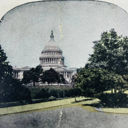 c1890 Lot of 6 Stereoview Cards Pictures US CAPITOL WASHINGTON DC TA7-24