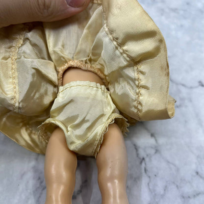 1950's 8" Blonde Hair Blue Eyes Blinking Plastic Doll TB4