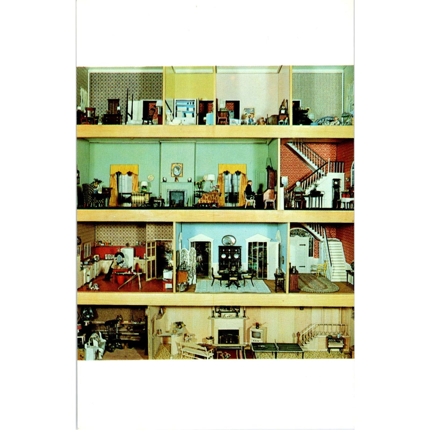 Mrs. A. Maxtone Graham Doll House Bass River MA Original Postcard PB2