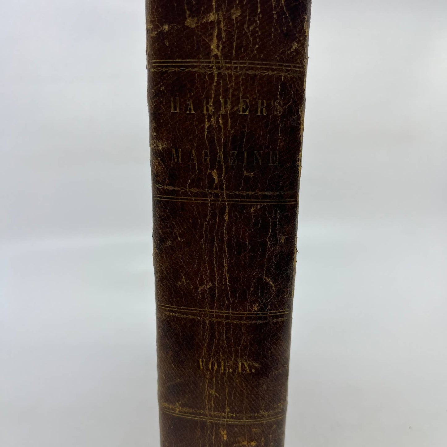 1854 Harper's New Monthly Magazine; Volume IX, June to November Melville TH3